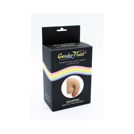 Gender Fluid Equipped Soft Packer 5 In. Tan | SexToy.com