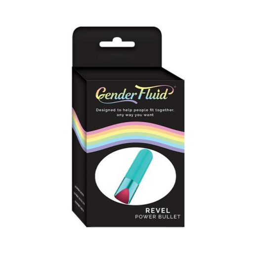 Gender Fluid Revel Power Bullet Aqua | SexToy.com