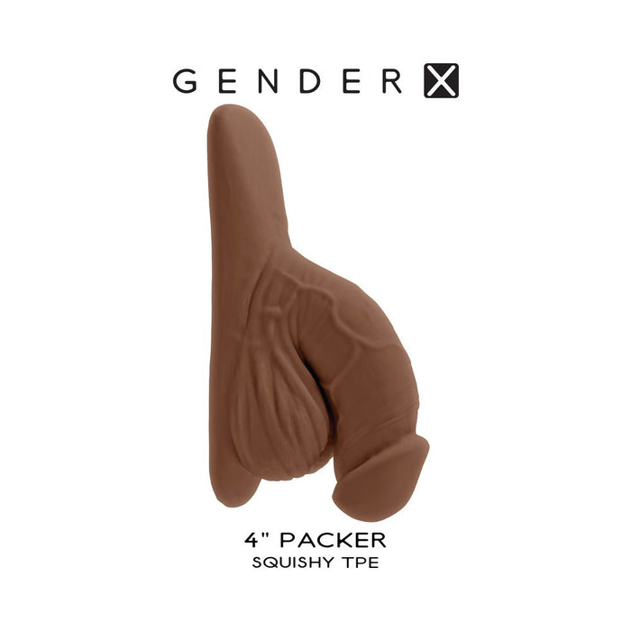 Gender X 4 In. Packer Dark - SexToy.com