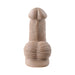 Realistic 4-inch silicone packer with detailed texture and lifelike skin tone, designed for secure, comfortable wear.