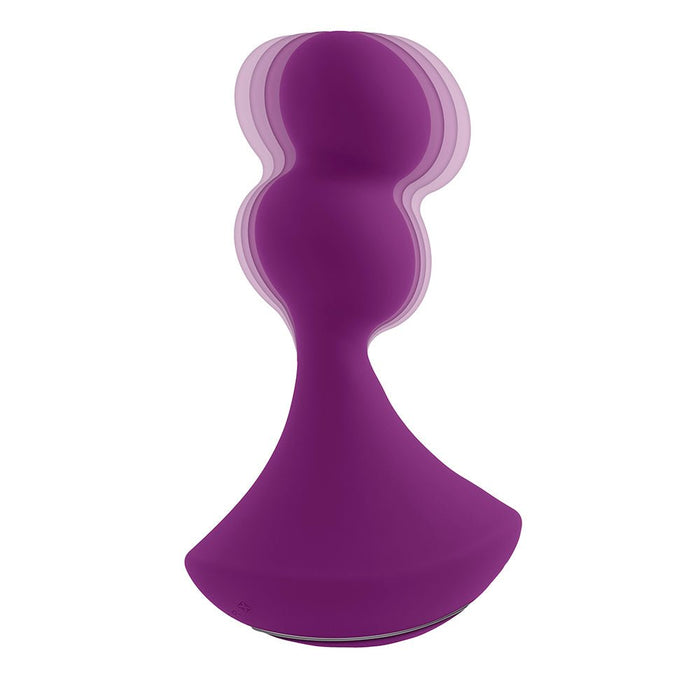 Gender X Ball Game Rechargeable Rotating Silicone Vibrator Purple - SexToy.com