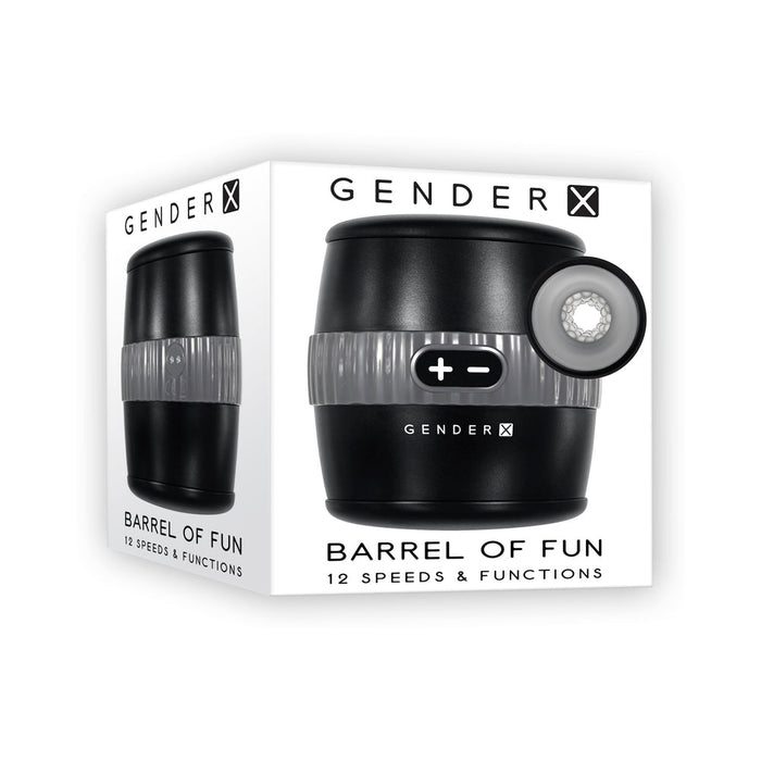 Gender X Barrel Of Fun Stroker Black - SexToy.com
