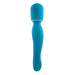 Gender X Double The Fun Rechargeable Dual Ended Silicone Wand Vibrator Teal - SexToy.com