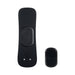 Black sleek remote control and compact magnetic rechargeable vibe for discreet pleasure with smooth silicone finish.