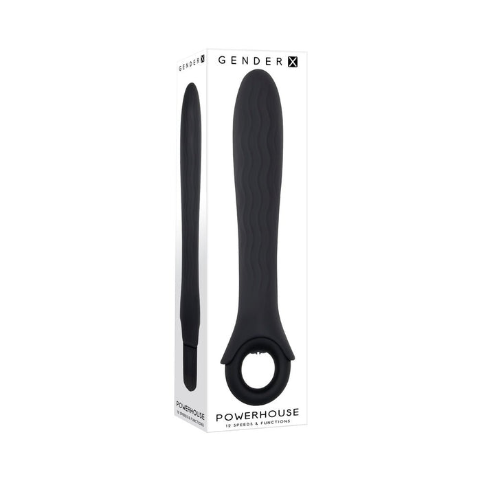Gender X Powerhouse Ring-handle Vibrator Black - SexToy.com