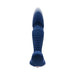 Gender X True Blue Rechargeable Thrusting Silicone Vibrator Blue - SexToy.com