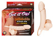 Get It On Inflatable Strap On 27 inches Penis Beige | SexToy.com