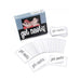 Get Nasty Game box with illustrated cover and spread of white pull-tab cards labeled get nasty for couples play.