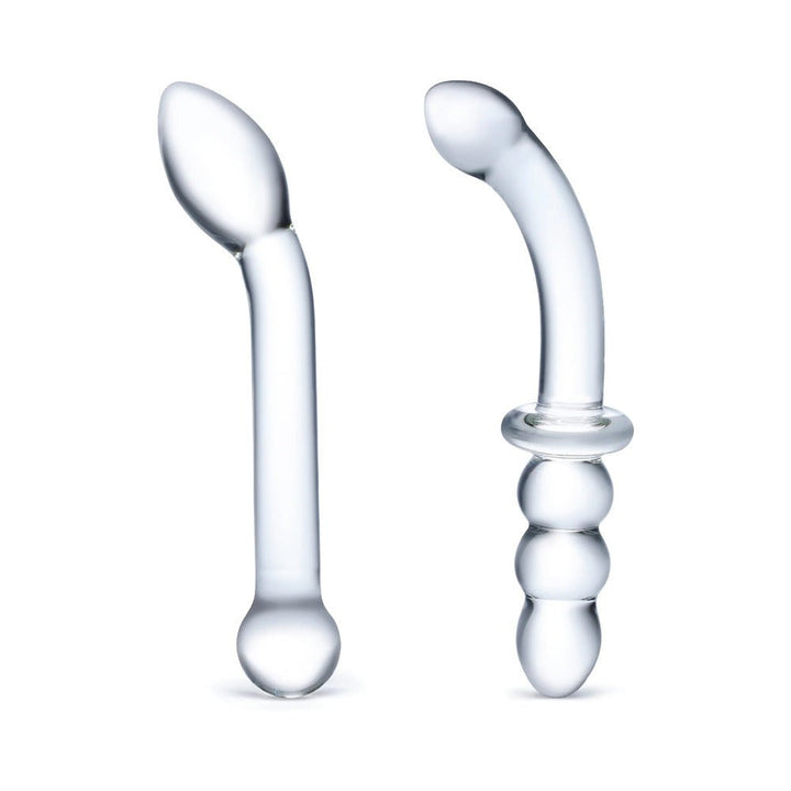 Glas 2-piece G-spot Pleasure Glass Dildo Set - SexToy.com