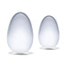 Glas 2-piece Glass Yoni Egg Set - SexToy.com