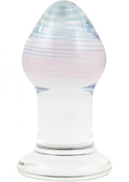 Glas Amethyst Rain Glass Butt Plug | SexToy.com
