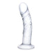 Glas Curved Realistic Glass Dildo With Veins 7 In. - SexToy.com