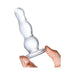 Glass Butt Plug 4 Inches Clear - SexToy.com