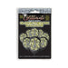 Package of 8 clear 11-inch glow-in-the-dark balloons with playful disco party design.