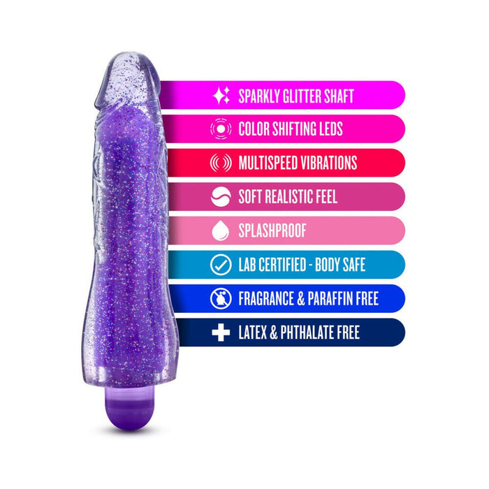 Glow Dicks - Molly Glitter Vibrator - SexToy.com