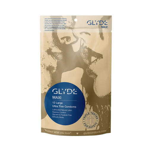 Glyde Maxi Large/Xl 12pk | SexToy.com