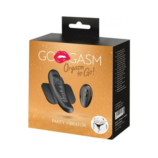 Gogasm Panty Vibrator - Black - SexToy.com