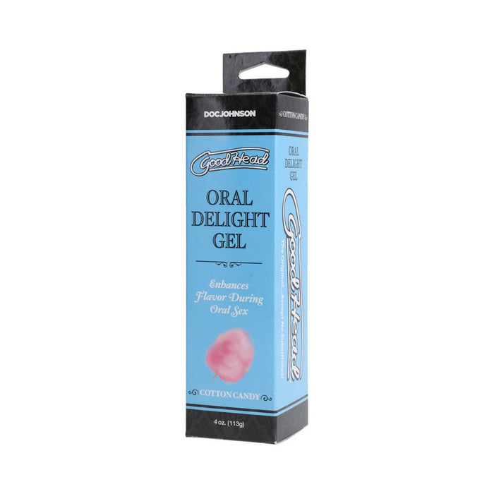 Goodhead Oral Delight Gel Cotton Candy Tube 4 fluid ounces - SexToy.com