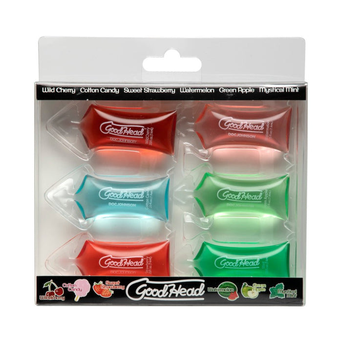 Goodhead Oral Sex Gel Pillow Paks 6 Pack | SexToy.com