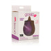 Gossip Tongue Tickler rechargeable purple silicone licking rose in retail packaging with 10 vibration functions.