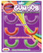 Gum Job gummy candy teeth covers in cherry pie, succulent strawberry, and wild watermelon flavors on colorful packaging.