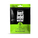 Green and black resealable pouch packaging for Happy Ending Just Add Water Whack-Pack Egg self-lubricating sleeve.