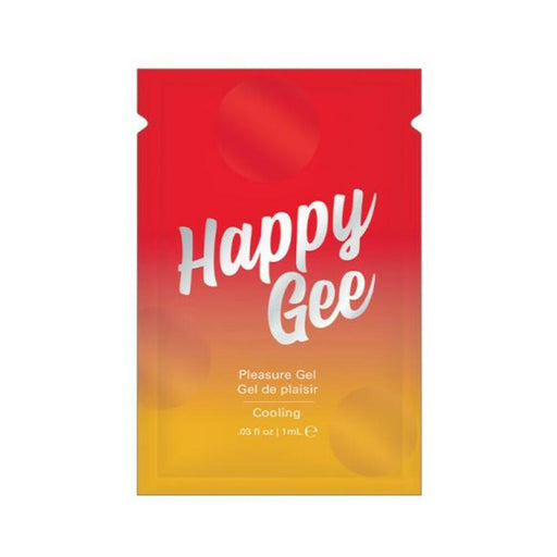 Happy Gee Cooling Pleasure Gel (bulk Pack/24 Pcs) .03 Oz Foils - SexToy.com