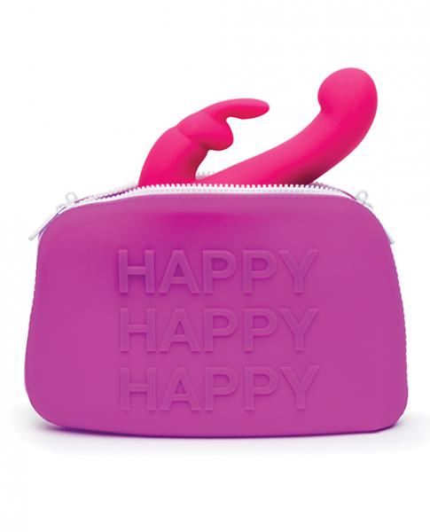 Happy Rabbit Happy Storage Zip Bag Large Purple | SexToy.com