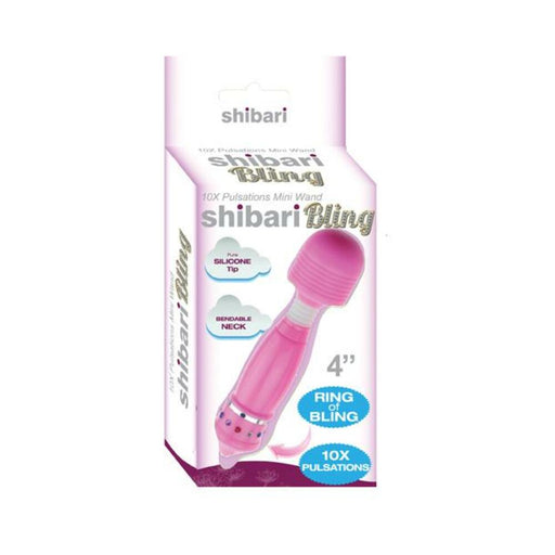 Hello Sexy Bling Mini Wand Rechargeable 10x Pink | SexToy.com