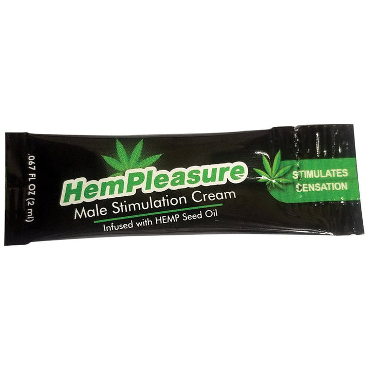 HemPleasure Male Stimulation Cream Foil 2ml - SexToy.com
