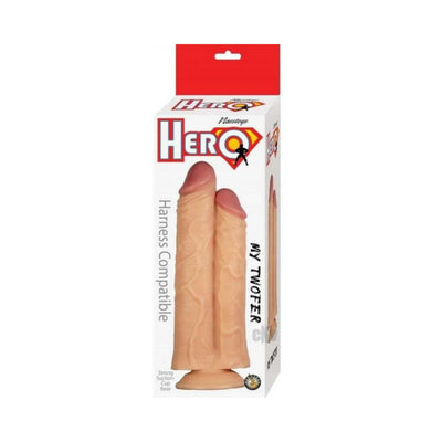 Hero My Twofer Double Dildo White | SexToy.com