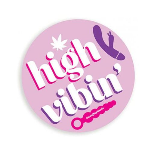 High Vibin' 420 Sticker - Pack Of 3 - SexToy.com