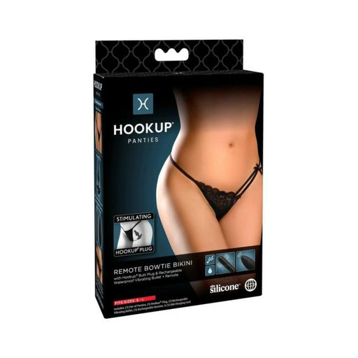 Hookup Remote Bowtie Bikini Black Fits Size S-l | SexToy.com