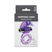 Purple Linx Hopping Hare vibrating cock ring with textured design and removable bullet, packaged in branded box.