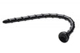 Hosed 18 Inches Swirl Thin Anal Snake Black | SexToy.com