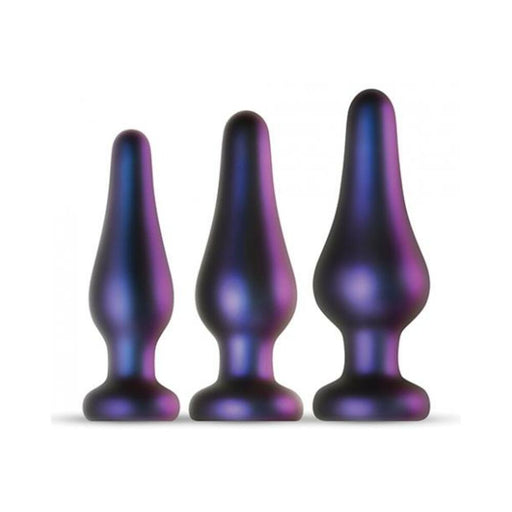 Hueman Comets Butt Plug Set Of 3 - Purple - SexToy.com