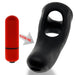 Hunkyjunk Buzzfuck Cock & Ball Sling With Taint Vibrator Tar Ice - SexToy.com