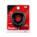 Hunkyjunk Form Surround black silicone cockring in red and black retail packaging with playful design accents.