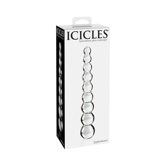 Icicles No 2 Glass Anal Beads Clear | SexToy.com