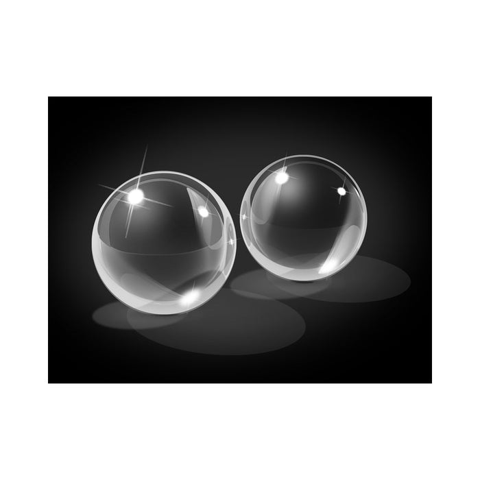 Icicles No 42 Medium Glass Ben Wa Balls Clear | SexToy.com