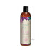 Bottle of Intimate Earth Bliss water-based anal relaxing glide with clove, 120ml, featuring floral label design and black cap.