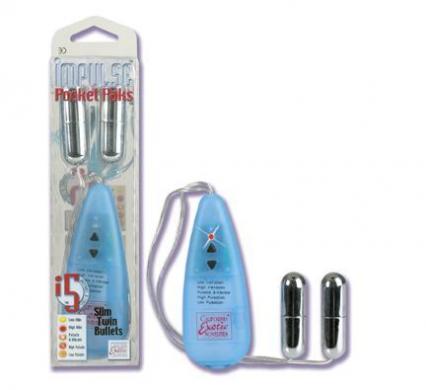 Impulse Pocket Pak - Slim Twin Bullets | SexToy.com