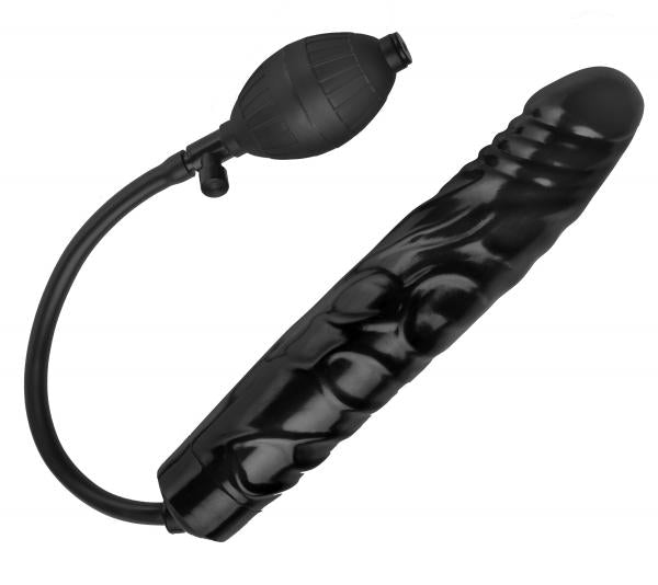 Inflatable Dildo 11 inches Black | SexToy.com