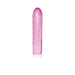 Pink textured silicone sleeve for 6-inch Chrome Vibe, designed for varied stimulation options.