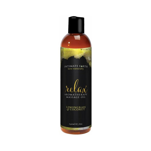 Intimate Earth Relax Massage Oil 8oz | SexToy.com