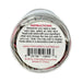 Top view of a clear container showing instructions and barcode for Intimate Encounters date night idea sticks.