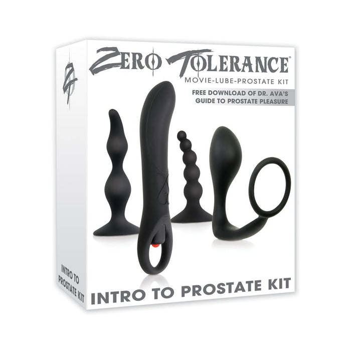Intro To Prostate Kit 4 Piece Black - SexToy.com