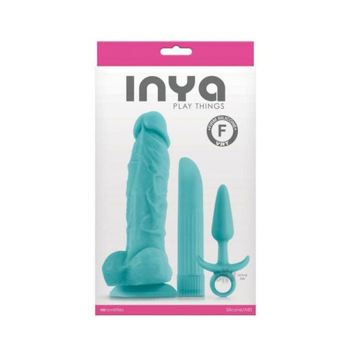 Inya Playthings 3-piece Set Teal | SexToy.com