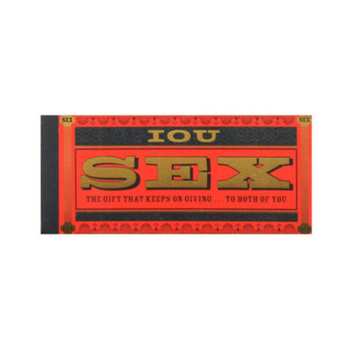 Iou Sex Gift Coupons - SexToy.com
