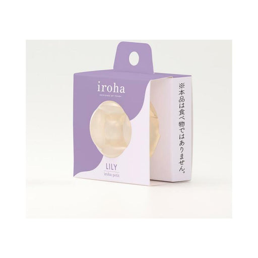 iroha Petit LILY Clear packaged in a small purple and white box with a transparent window showing the product inside